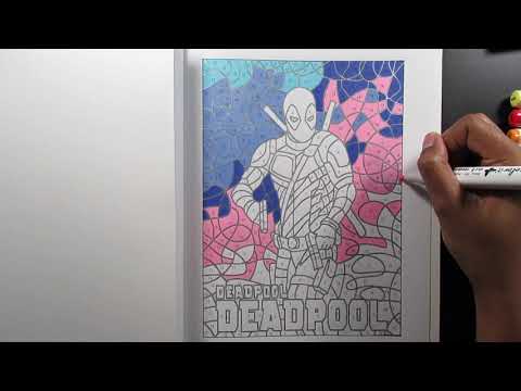 Speed Color By Number Color Questopia Creative Movie Posters Deadpool