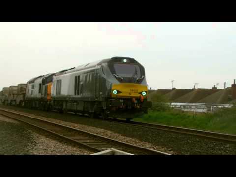 Prestatyn 6.5.2016 - Chiltern 68011 & DRS 37604 on Valley flasks - Class 37 68