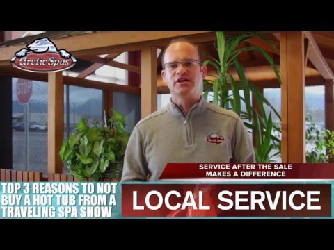 Top 3 Reasons to Not Buy From a Traveling Spa Show | Arctic Spas
