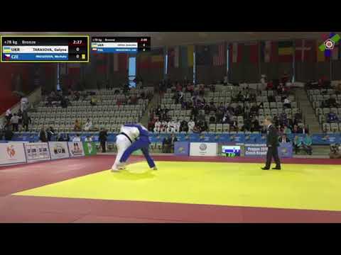 2019 Praha Bronze +78 kg Tarasova Galyna UKR vs  Paulusová Markéta CZE