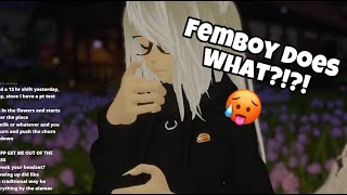 Femboy makes butter