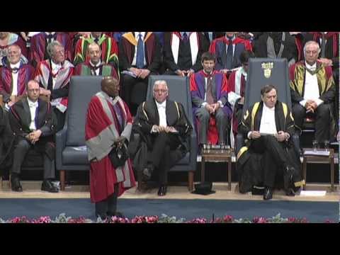 Desmond Tutu - Honorary Degree - University of Leicester