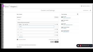 Blackboard Ultra Test: Creating a Test