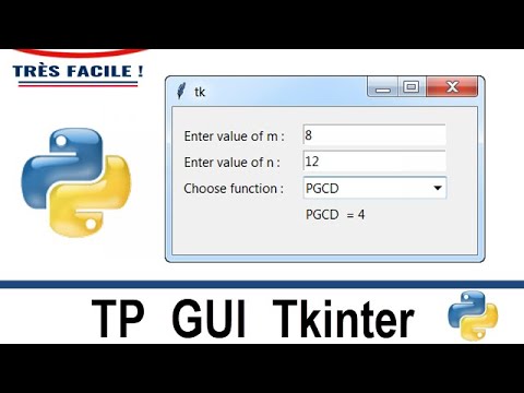 Exercice Python Application Graphique Avec Tkinter