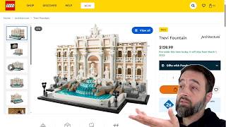 LEGO Architecture returns! Up-scaled Trevi Fountain reveal & 1st impressions | 1880 pcs. $160 21062