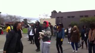 Easter Hill UMC line dancing 2/15/14 - Black Cowboy Festival
