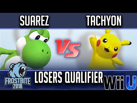Frostbite 2018 Smash 4 Singles  LOSERS QUALIFIER -  Suarez (Yoshi) vs BxA | Tachyon (Pikachu)