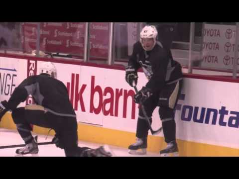 Sidney Crosby prepares for first NHL game in Winnipeg