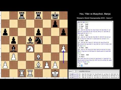 Women’s World Championship 2016 - Game 7 -  Hou, Yifan vs Muzychuk, Mariya