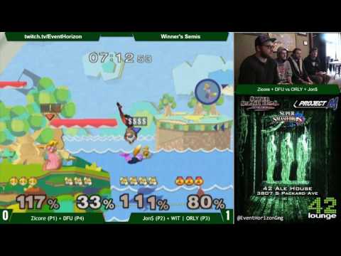 Construct 72 - WIT | ORLY + EHG | Jon$ vs Zicore + DFU - Melee Doubles WS