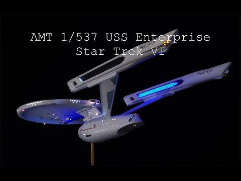 AMT 1/537 Enterprise 1701-A, Part 8 - Painting The Main Aztec