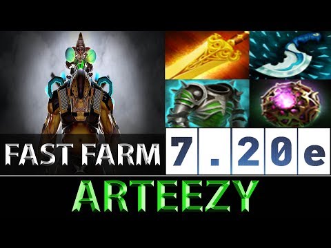 Arteezy [Alchemist] Fast Farm Efficiency 1000 GPM ► Dota 2 7.20e