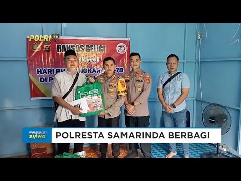 BANTUAN SOSIAL KAPOLRESTA SAMARINDA DI PANTI ASUHAN