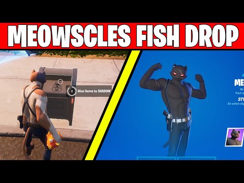 DELIVER FISH TO SHADOW / GHOST : HOW TO GET MEOWSCLES SHADOW/GHOST : LOCATIONS (Fortnite Guide)