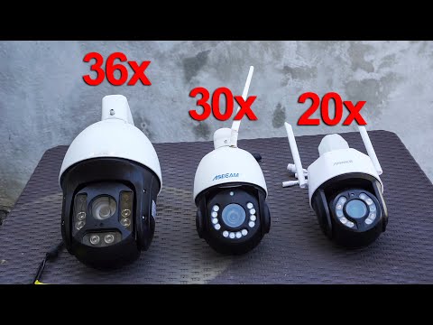 Security Camera Zoom Comparison: 36x vs 30x vs 20x (Sunba, Asecam, Annke)