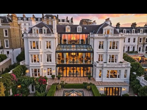 Step Inside Notting Hill's £165M Victorian Fusion Mansion – Colorful Heritage Reimagined | London 4K