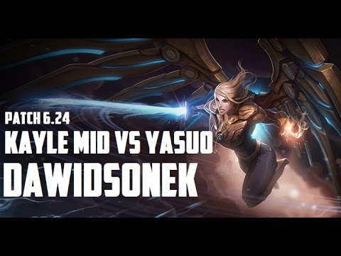 Best Kayle World - "Dawidsonek" in Midlane vs Yasuo | Challenger | Patch 6.24