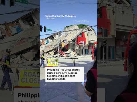 Earthquake of magnitude 7.8 strikes off southern Philippines