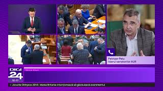 Petrișor Peiu: Ne îndreptăm către obiectvul strategic AUR, alegeri anticipate