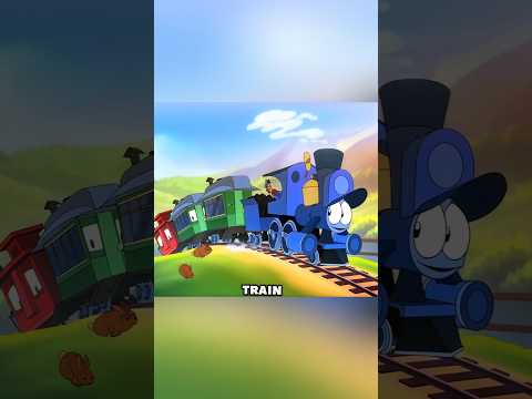 The Little Train’s Great Sacrifice 🚂#animation #shorts