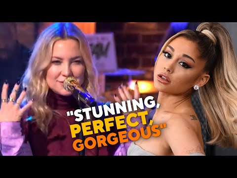 Ariana Grande REACTS to Kate Hudson's Unexpected Cover of 7 Rings