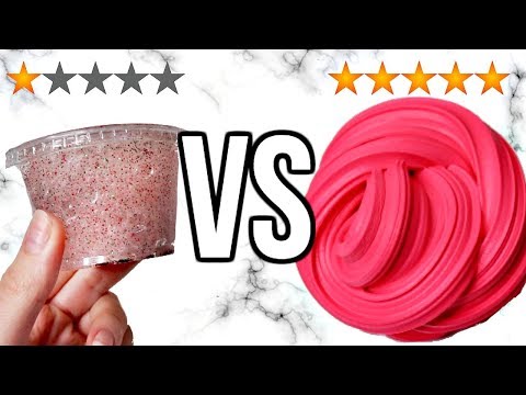 1 STAR vs 5 STAR Etsy Slime Shop Review! Video