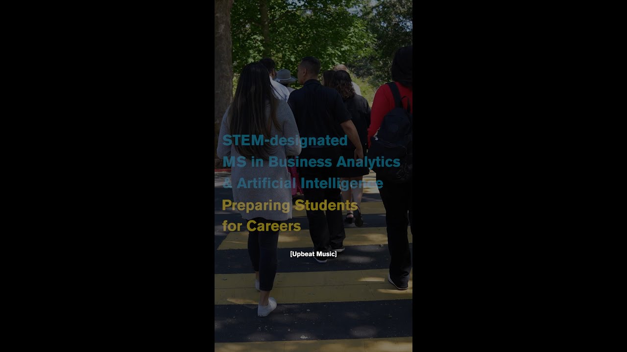 April 29 Virtual Info Session - MS in Business Analytics and AI