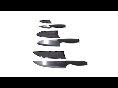 Simply Ming 6piece Black Label Edition Ceramic Knife Set