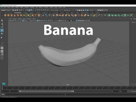 Banana in Maya Modeling Tutorial