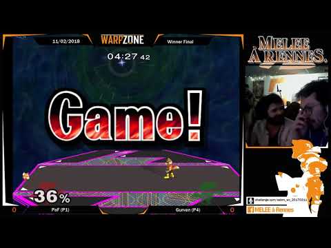 Warpzone Melee - PaF (Falco, Fox) Vs. Gurvan (C.Falcon, Falco, Peach, Fox) - Winners Finals