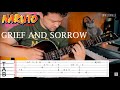 TUTORIAL -  Hokage Funeral (Grief And Sorrow) Naruto + Guitar cover TABS