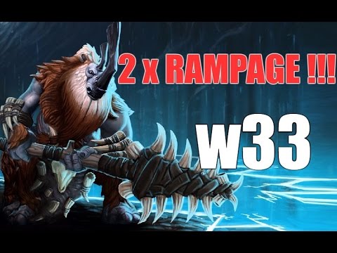 w33 ( 7900 MMR ) Playing Magnus  with Silver Edge and Echo Sabre Double Rampage
