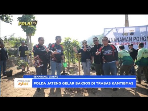 POLDA JATENG BAKSOS DI TRABAS KAMTIBMAS