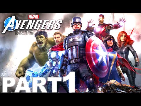 MARVEL’S AVENGERS Walkthrough Gameplay Part 1 FULL BETA | PS4 No Commentary