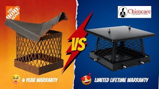 Home Depot Chimney Caps vs. Chimcare Chimney Caps – Why Chimcare’s Lifetime Warranty Wins!