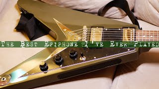 Video thumbnail for Epiphone Flying V Olive Drab Green | My Experience by Sunny Haair