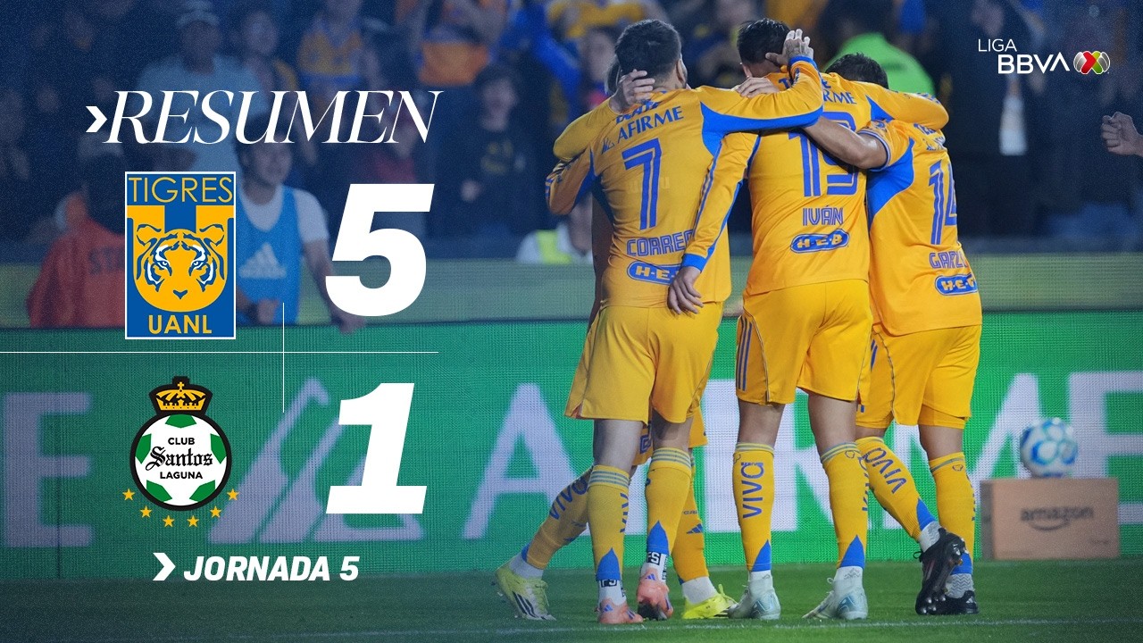 Tigres UANL vs Santos Laguna Highlights