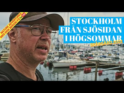 Högsommar i Wasahamnen, Stockholm, juli 2022