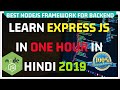 ExpressJs Tutorial In One Video In Hindi With One Mini Project 2019