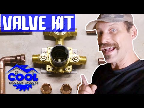 Installing a New Shower Valve with 3-Way Diverter [copper pipe]