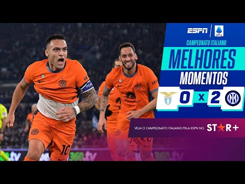 Gols e lances de Lazio x Internazionale