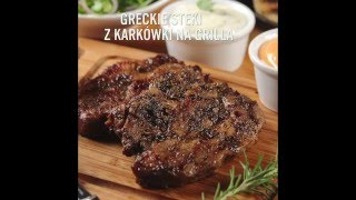 Przepis - Greckie steki z karkówki (przepisy kulinarne Przepisy.pl)