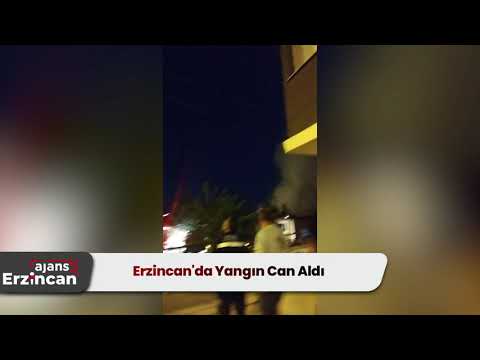 Erzincan'da Yangın Can Aldı