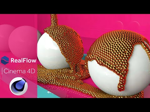 Cinema 4D RealFLow Tutorial Cute Particle Animation
