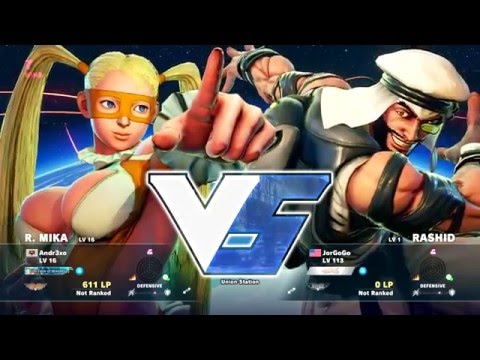 Drexo (R. Mika) Vs JorGoGo (Rashid) [Street Fighter 5 Ranked]