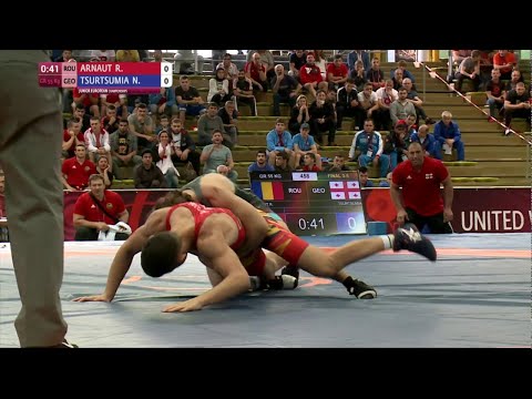 BRONZE GR - 55 kg: N. TSURTSUMIA (GEO) df. R. ARNAUT (ROU) by TF, 8-0
