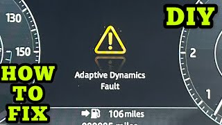Land Rover ADAPTIVE DYNAMICS FAULT | How To Fix DIY