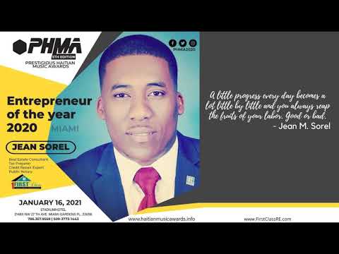 Jean Sorel, History Maker/Entrepreneur of The Year