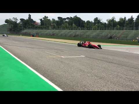Ferrari F1 V12 EARGASM flyby Historic Minardi Day 2018