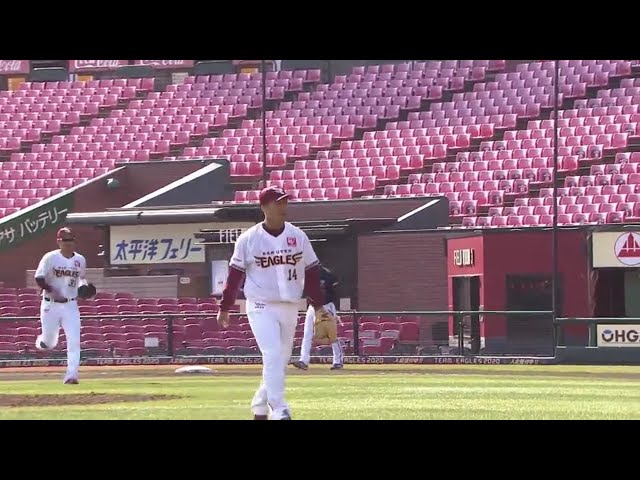 【練習試合】イーグルス・則本が2回を無失点に抑えるピッチングを魅せる!! 2020/3/21 E-B(練習試合)